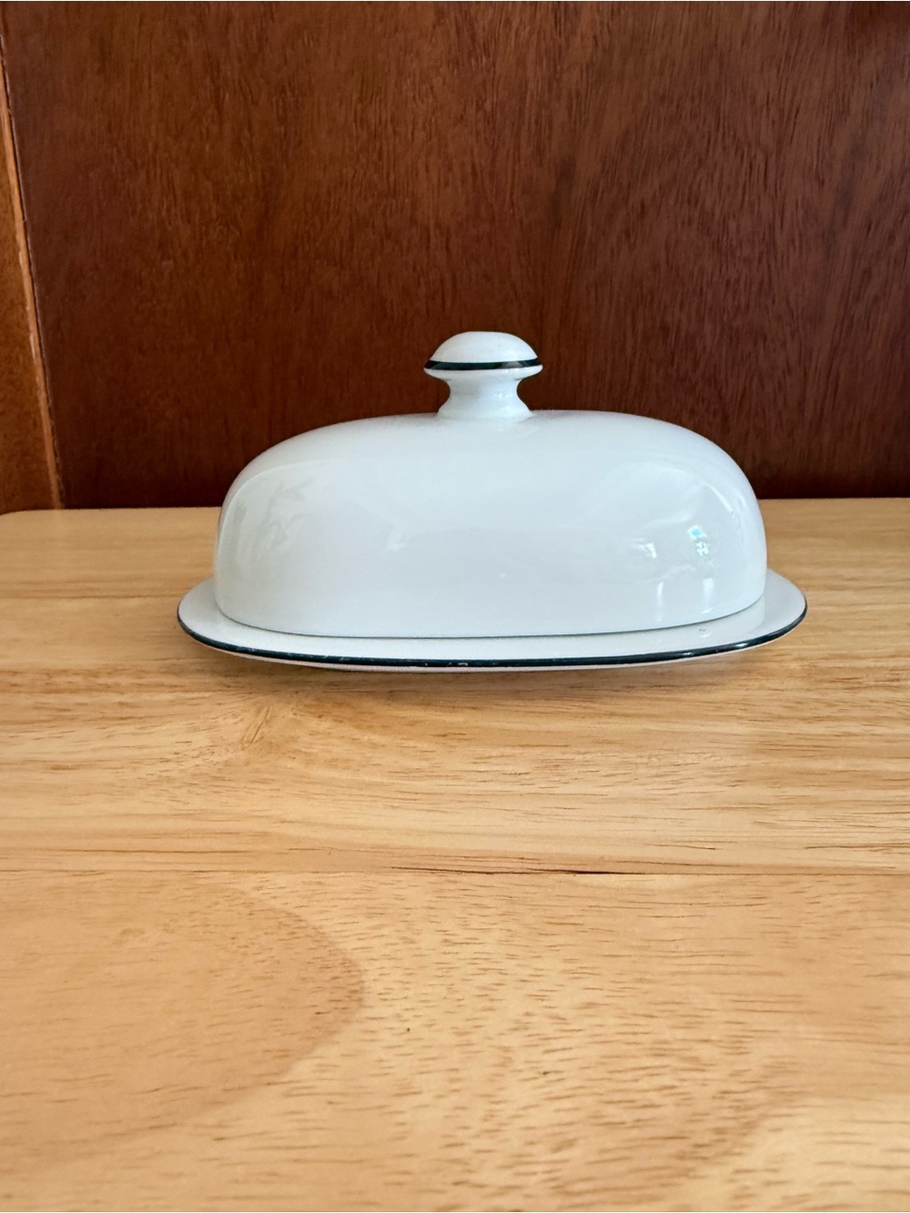 CHRISTIANSHAVN BLUE Covered Butter Dish by Dansk Designs - Portugal